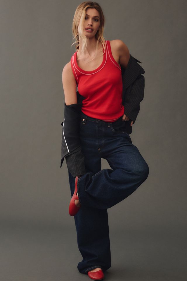 The Sunny Scoop-Neck Tank Top by Pilcro #2