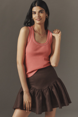 PILCRO THE SUNNY SCOOP-NECK TANK TOP BY PILCRO 