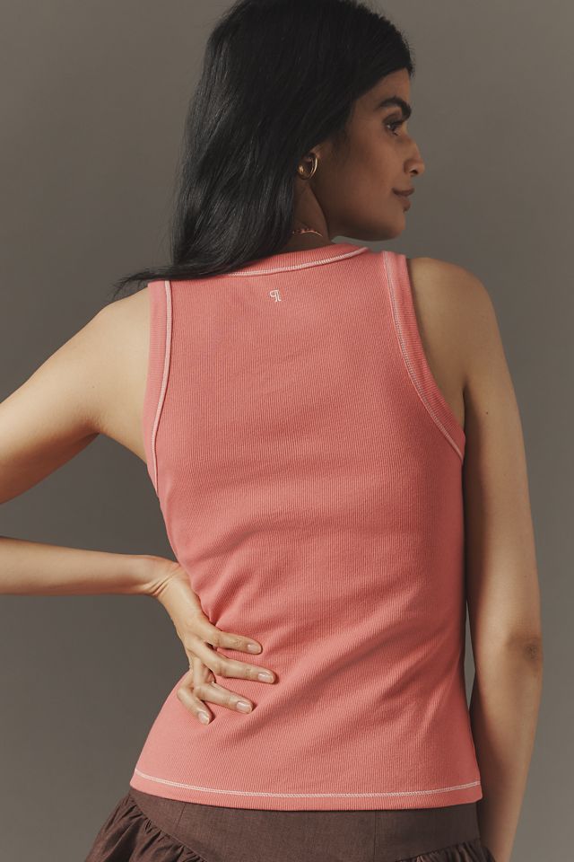 The Sunny Scoop-Neck Tank Top by Pilcro #1