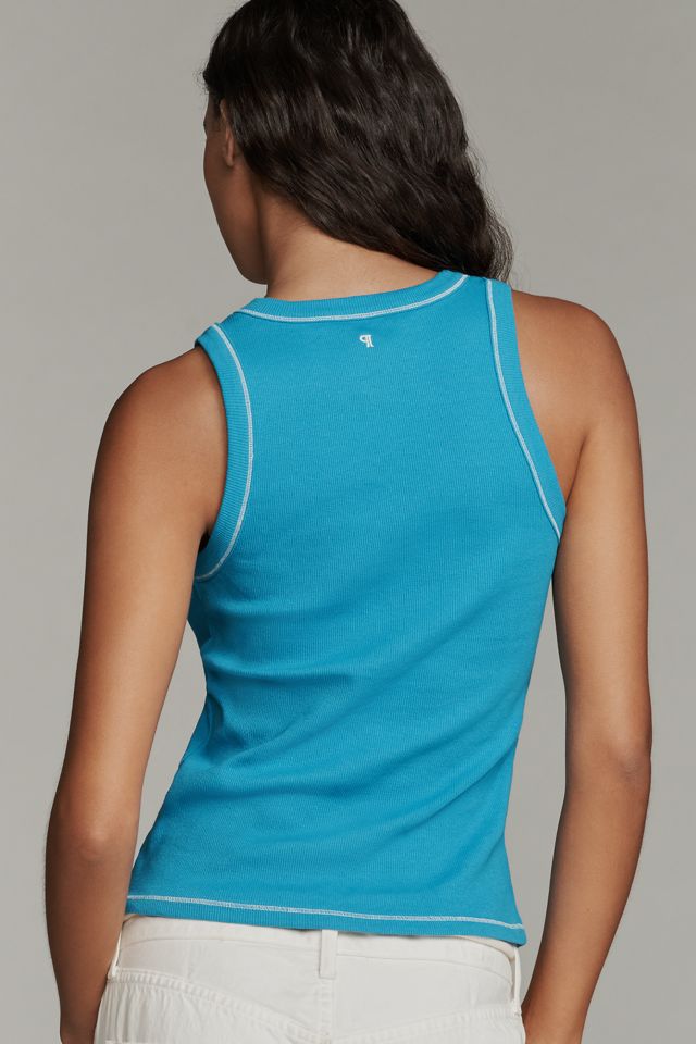 The Sunny Scoop-Neck Tank Top by Pilcro #1
