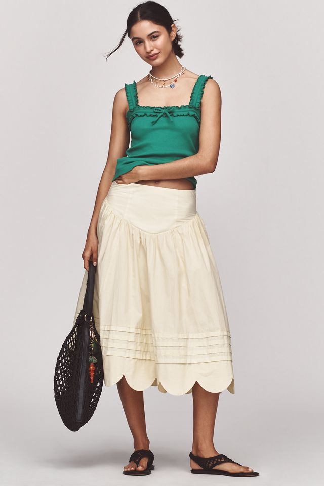 The Dorrie Ruffled Cami by Maeve #2