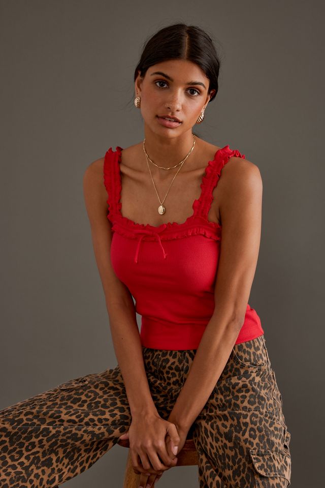 Dorrie Ruffled Cami by Maeve #5