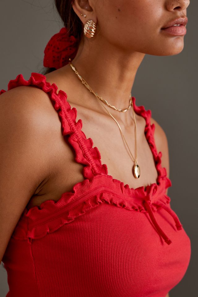 Dorrie Ruffled Cami by Maeve #7
