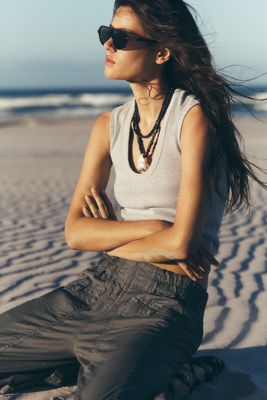 By Anthropologie Scoop-Neck Muscle Tank