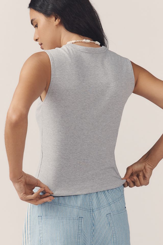 By Anthropologie Scoop-Neck Muscle Tank #2