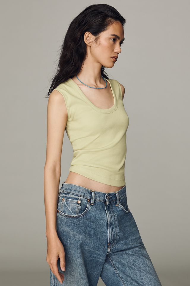 By Anthropologie Scoop-Neck Muscle Tank #2
