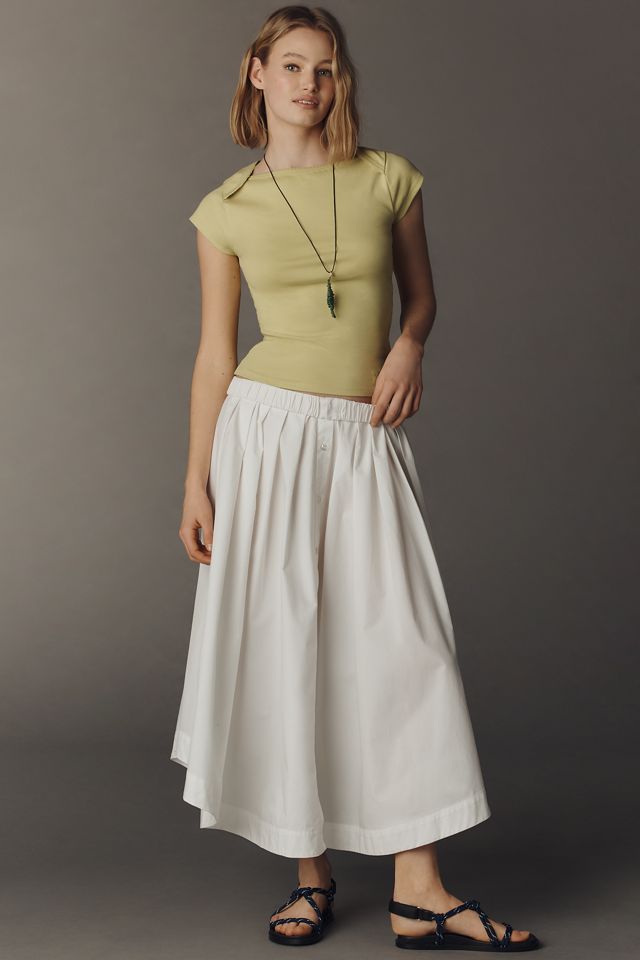 Maeve The Provence Cap-Sleeve T-Shirt #3