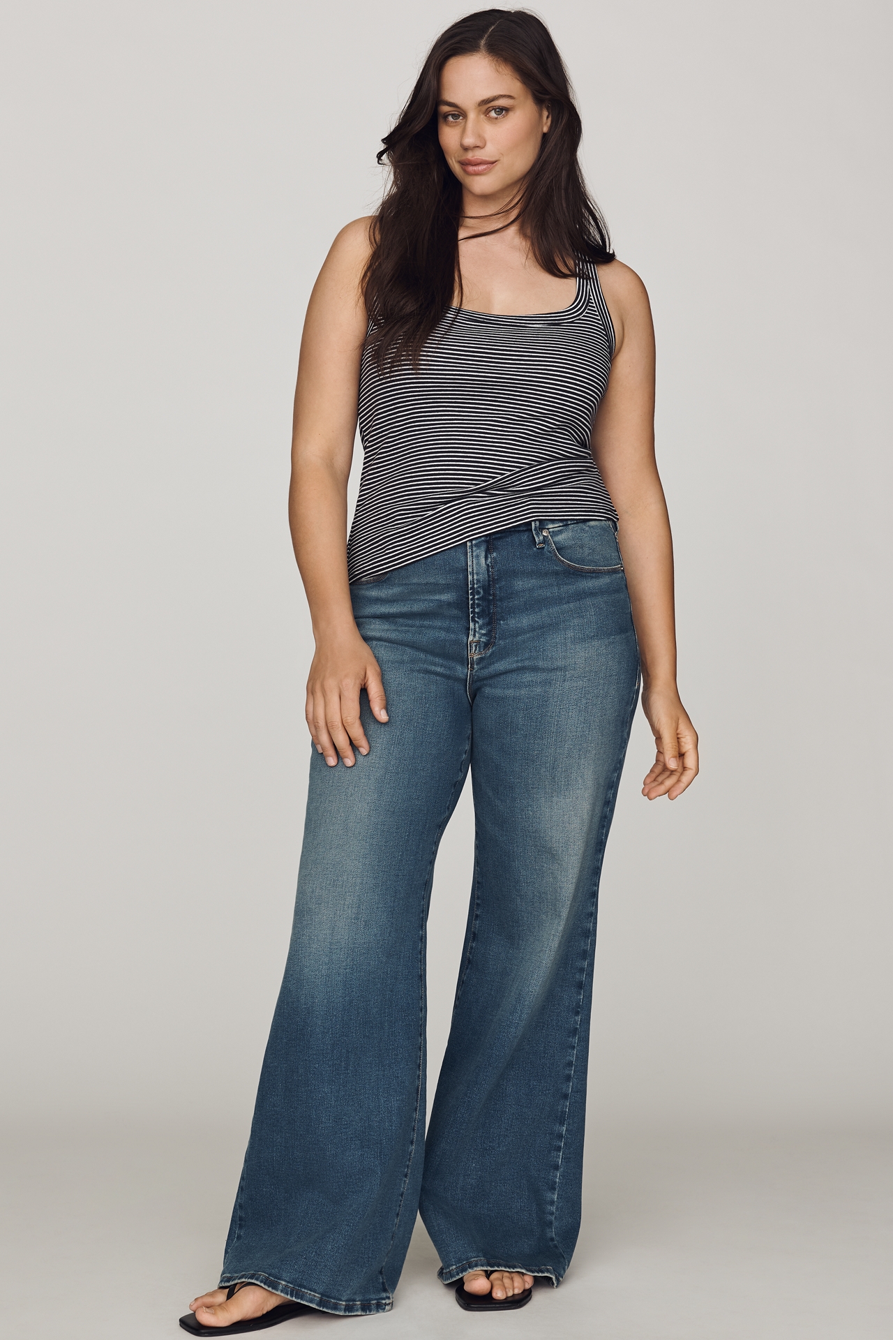 Maeve Cotton Wide Scoop-Neck Tank
