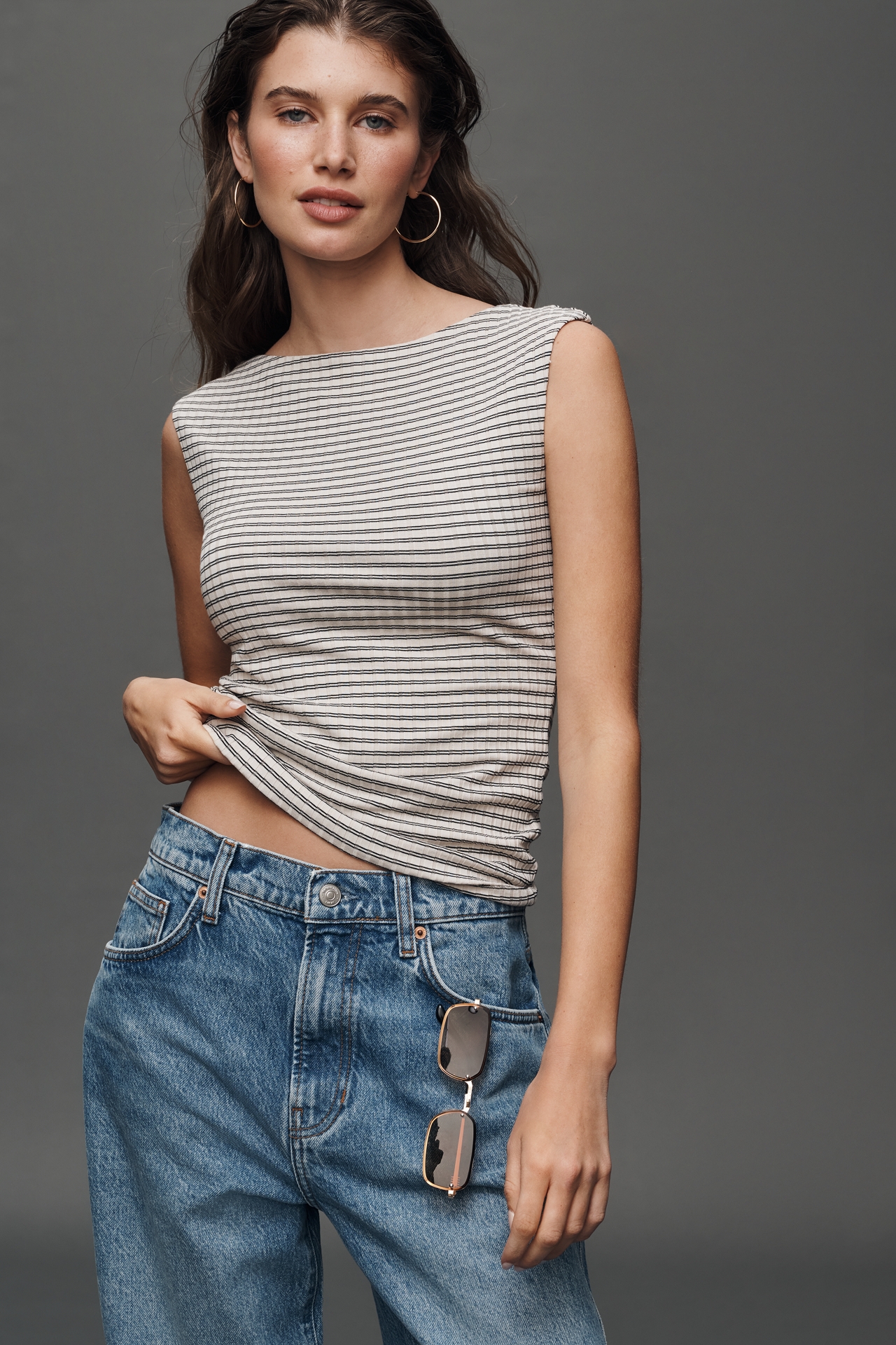 rag & bone Luca Stripe Top