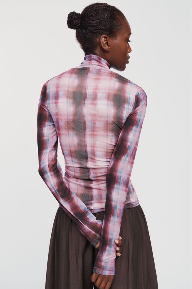 rag & bone Yana Mesh Turtleneck Top #2
