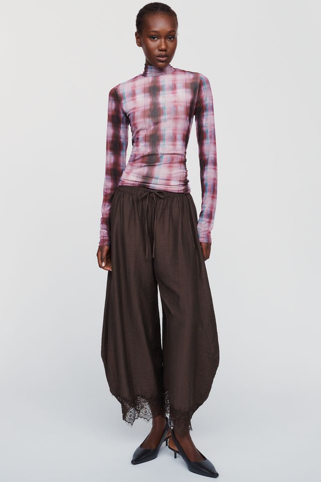 rag & bone Yana Mesh Turtleneck Top #3