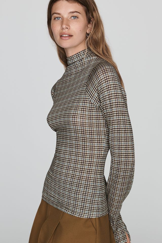 rag & bone Shaw Paneled Long-Sleeve Turtleneck Top #2