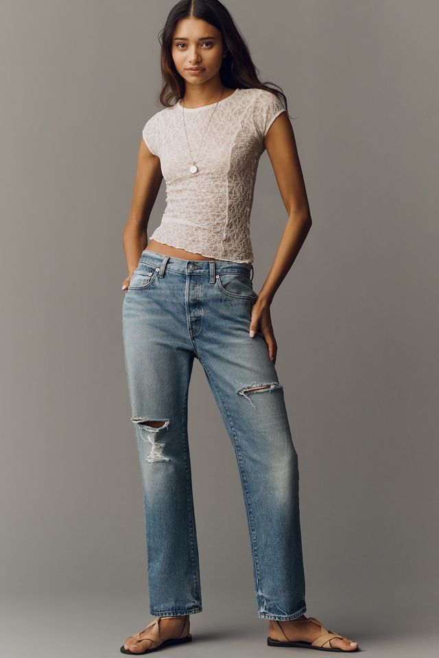 Haut en dentelle transparente By Anthropologie #2