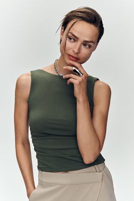 By Anthropologie Scoop-Back Tank