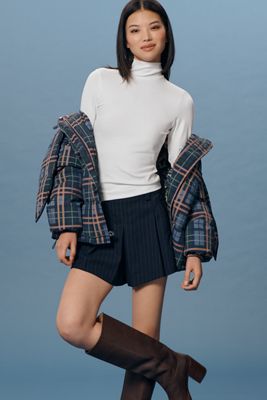 By Anthropologie Ribbed Long-Sleeve Turtleneck