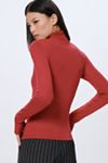 By Anthropologie Ribbed Long-Sleeve Turtleneck