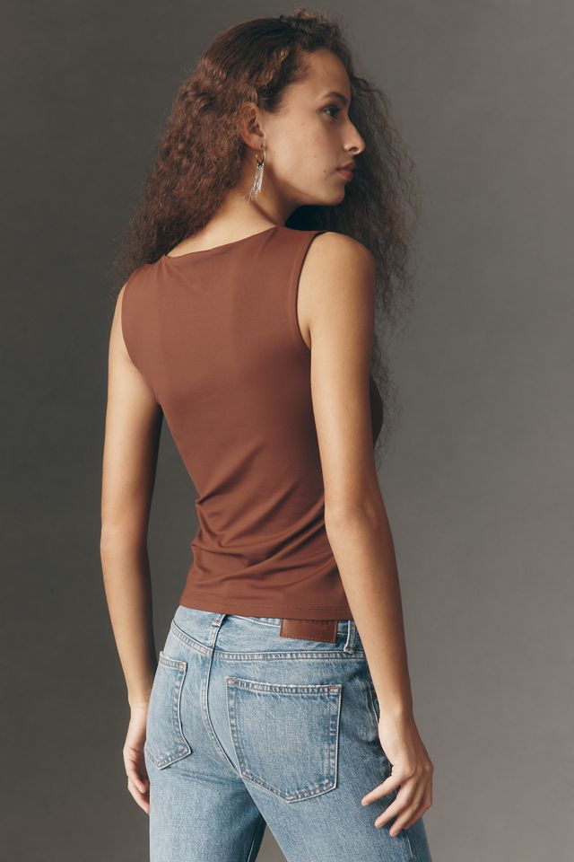 Maeve Button-Front Tank Top #1