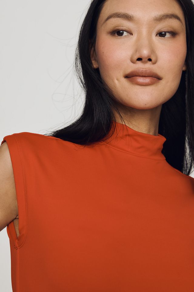 Maeve Mock-Neck Sleeveless Top #2