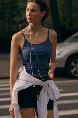 Surrey '90er Jahre Träger-Tanktop mit rundem Ausschnitt