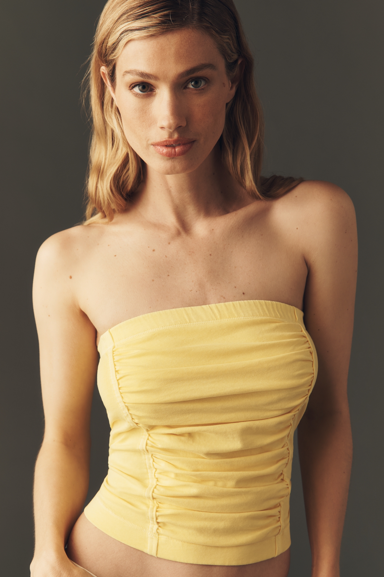 Pilcro Cotton Tube Top