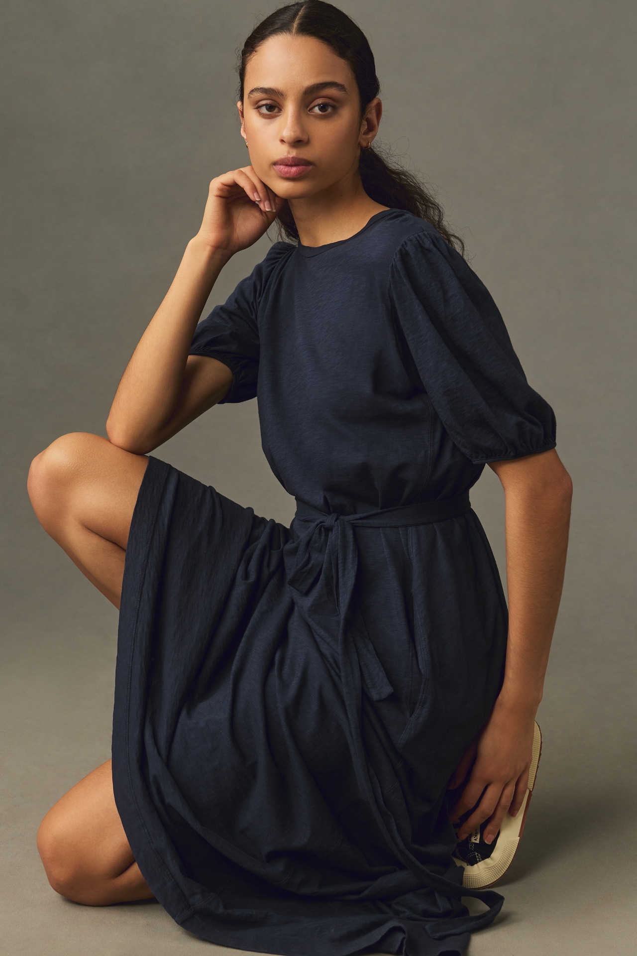 Velvet by Graham & Spencer Short-Sleeve Maxi Dress