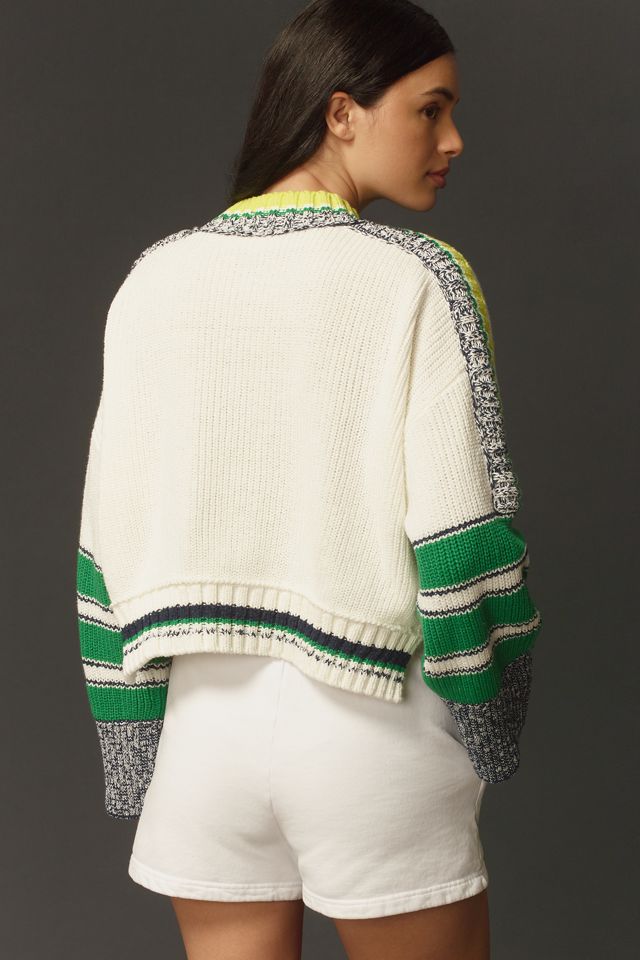 Daily Practice Le Tour Crop Crew-Neck Sweater #2