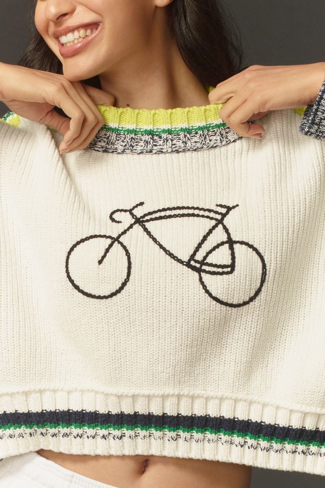 Daily Practice Le Tour Crop Crew-Neck Sweater #4