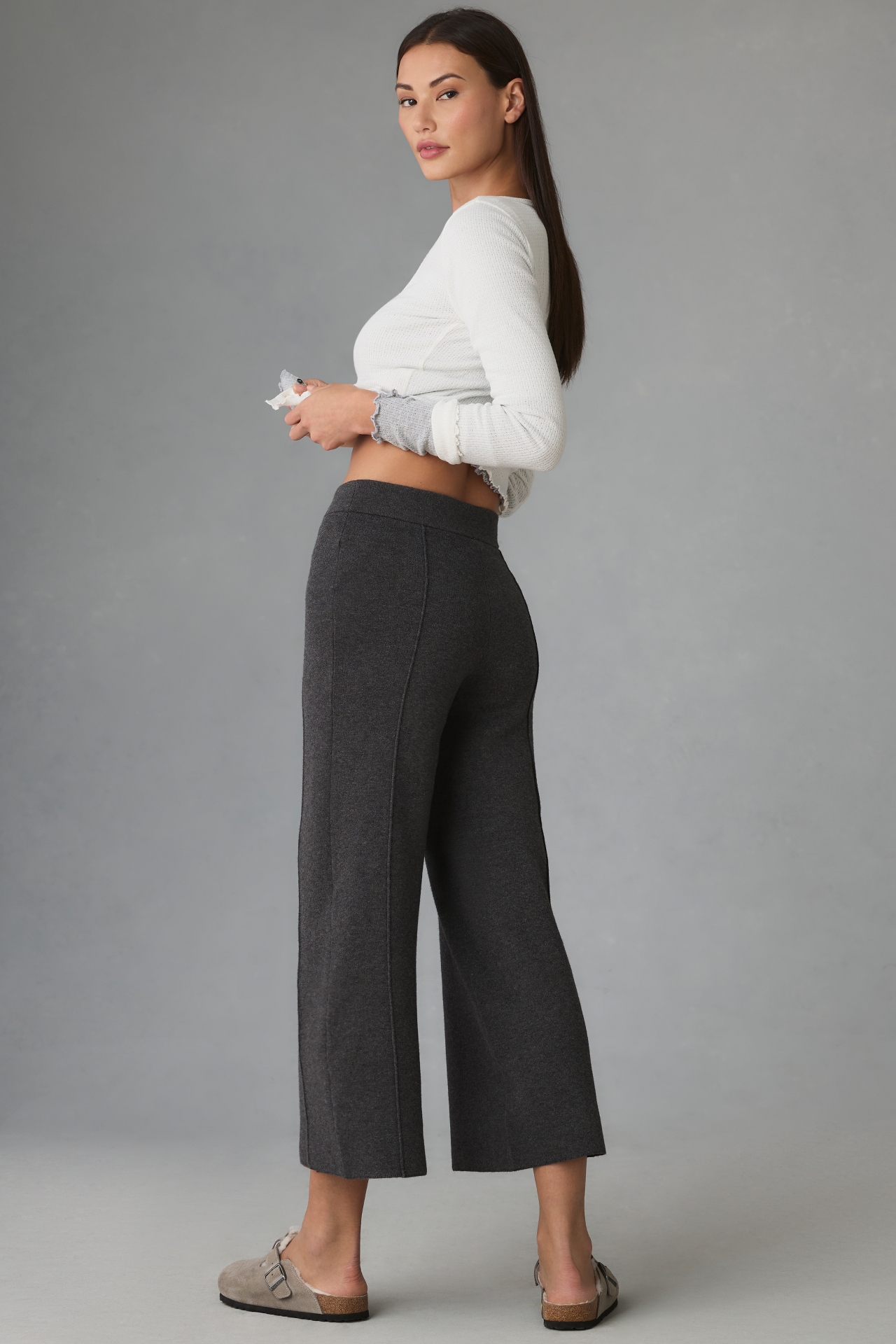 Daily Practice by Anthropologie Wide-Leg Sweater Pants