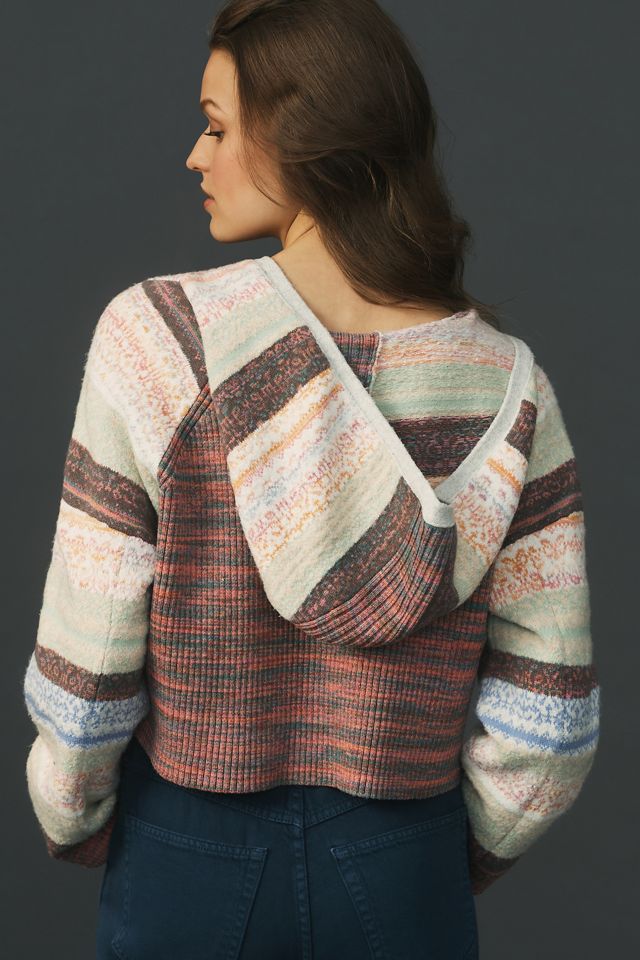Daily Practice by Anthropologie Cropped Knitted Hoodie #2