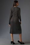 Daily Practice by Anthropologie Sheer Sparkle Sweater Midi Dress