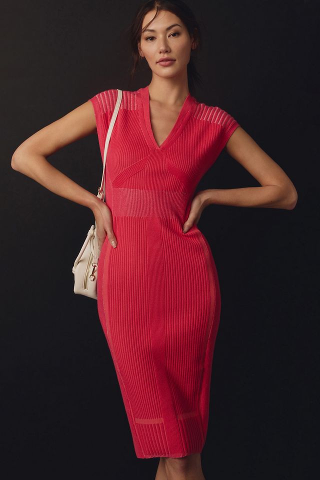 Daily Practice by Anthropologie Short-Sleeve Sweater Midi Dress