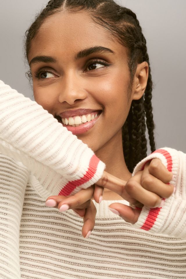 Daily Practice by Anthropologie LongSleeve Racing Stripes Top