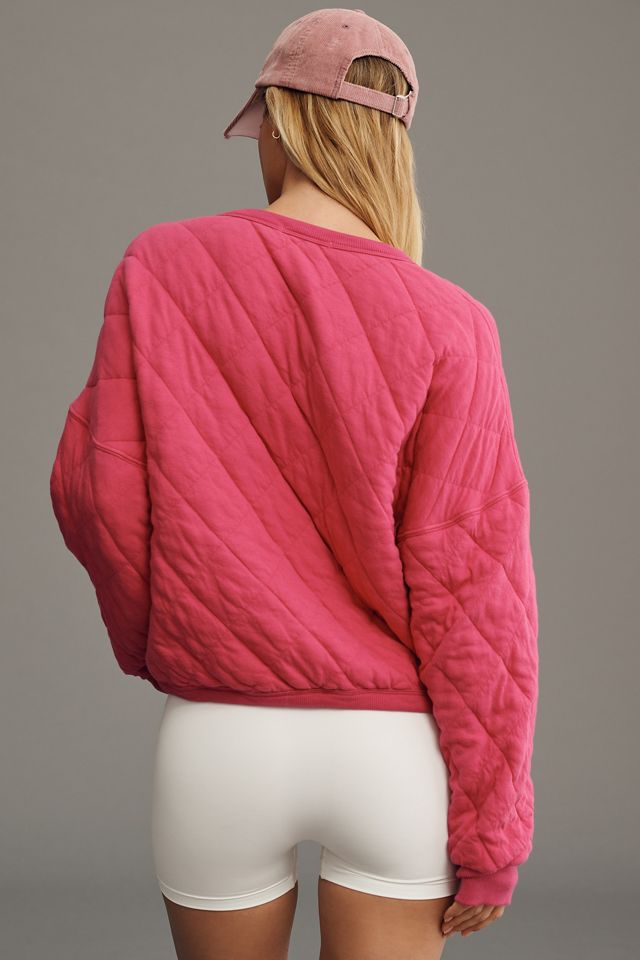 Stateside Long-Sleeve Quilted Pullover #1
