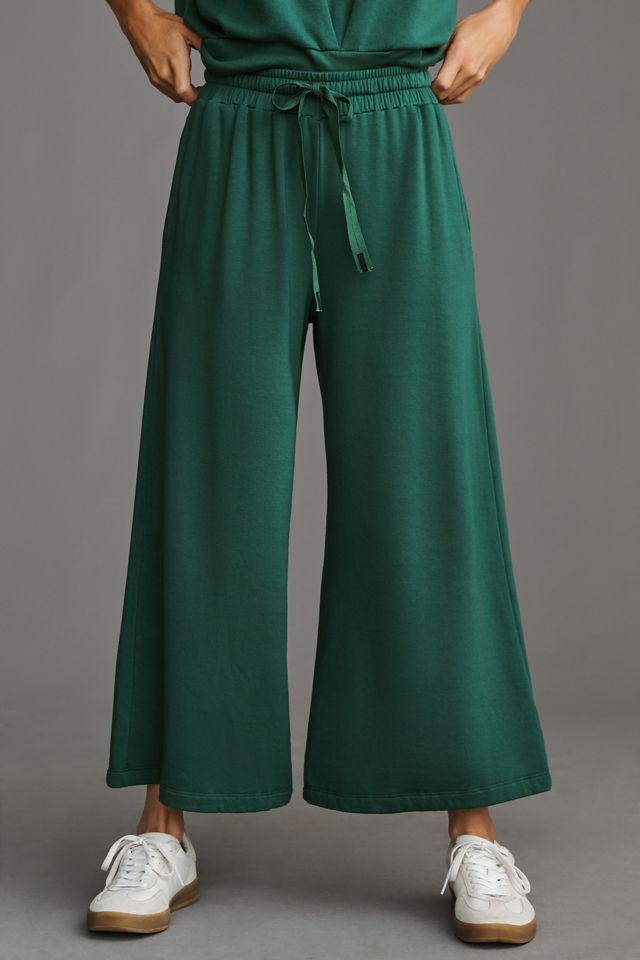Stateside Fleece Wide-Leg Crop Sweatpants #1