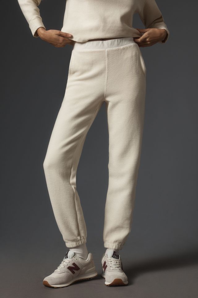 Ribbed Joggers - Taupe – West + Wade Boutique