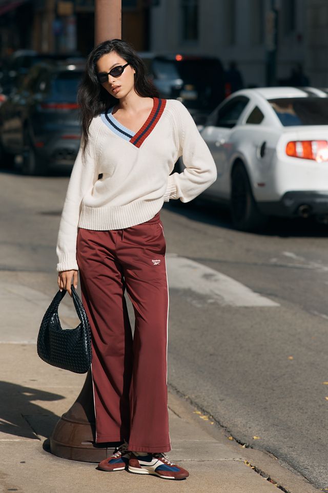 Stateside Long-Sleeve V-Neck Raglan Sweater #2