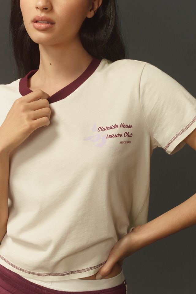 Stateside Dolman Short-Sleeve Ringer Tee #2