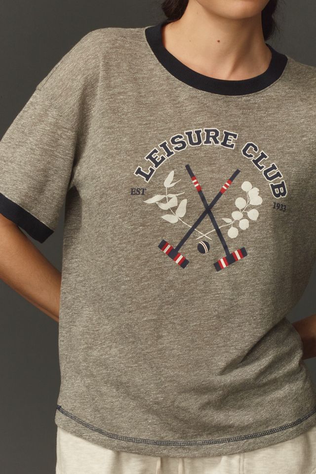 Stateside Graphic Boyfriend Ringer Tee #3