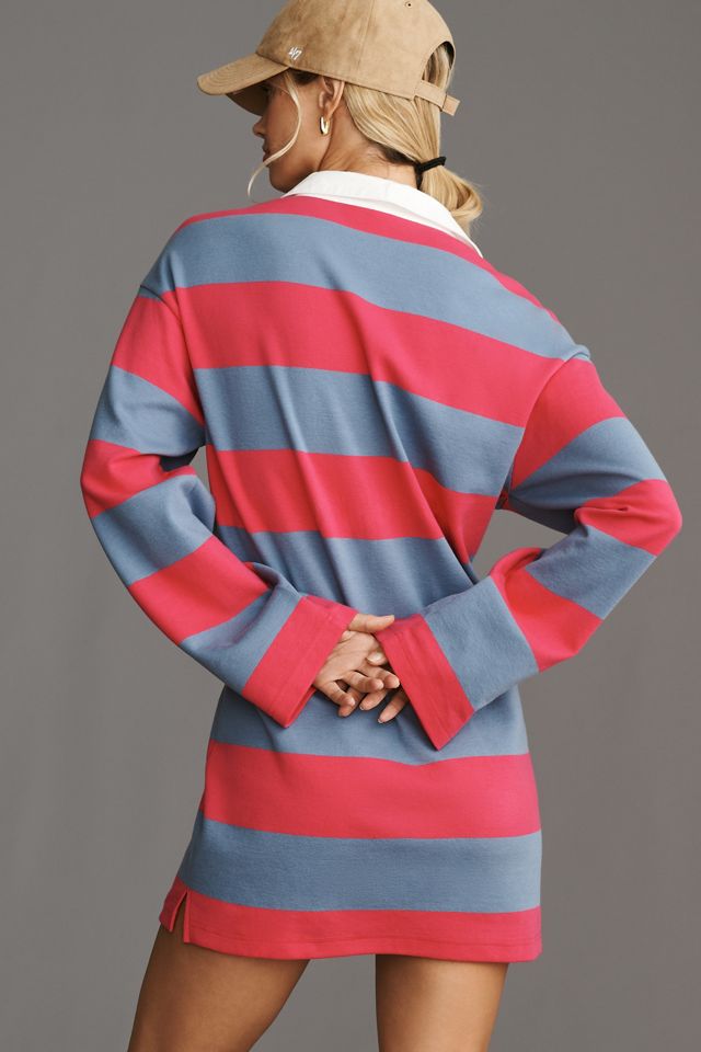 DOLAN Long-Sleeve Rugby Mini Dress #2