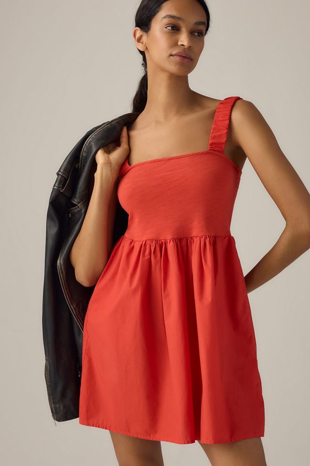 Nation Los Angeles Harlyn Babydoll Mini Dress | Anthropologie