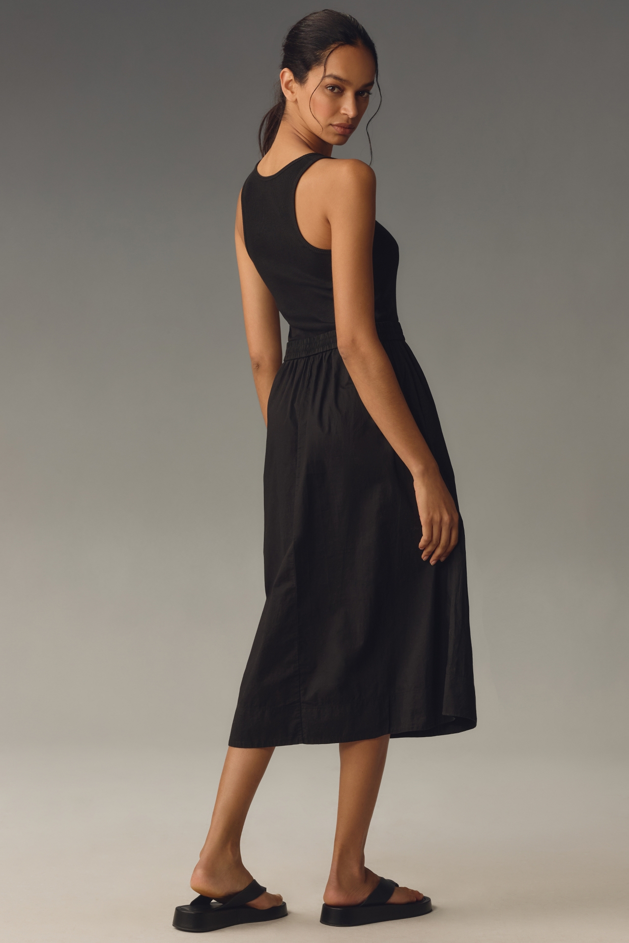 Nation LTD Sadelle Clean Combo Midi Dress