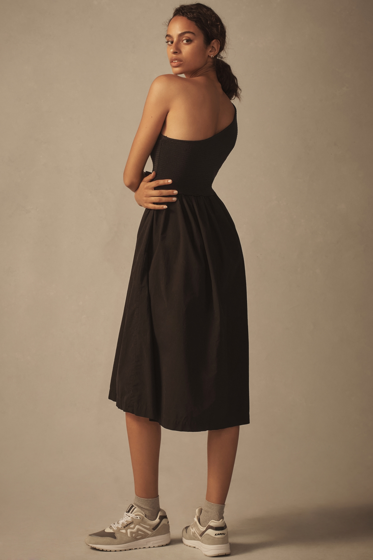 Nation LTD Connie One-Shoulder Midi Dress