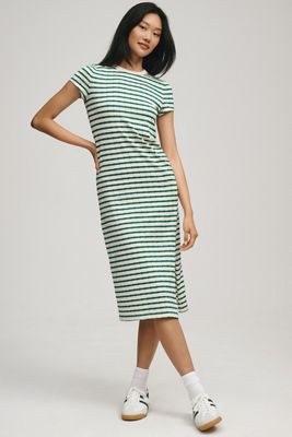 Malory Twist Front Flutter Sleeve Dress