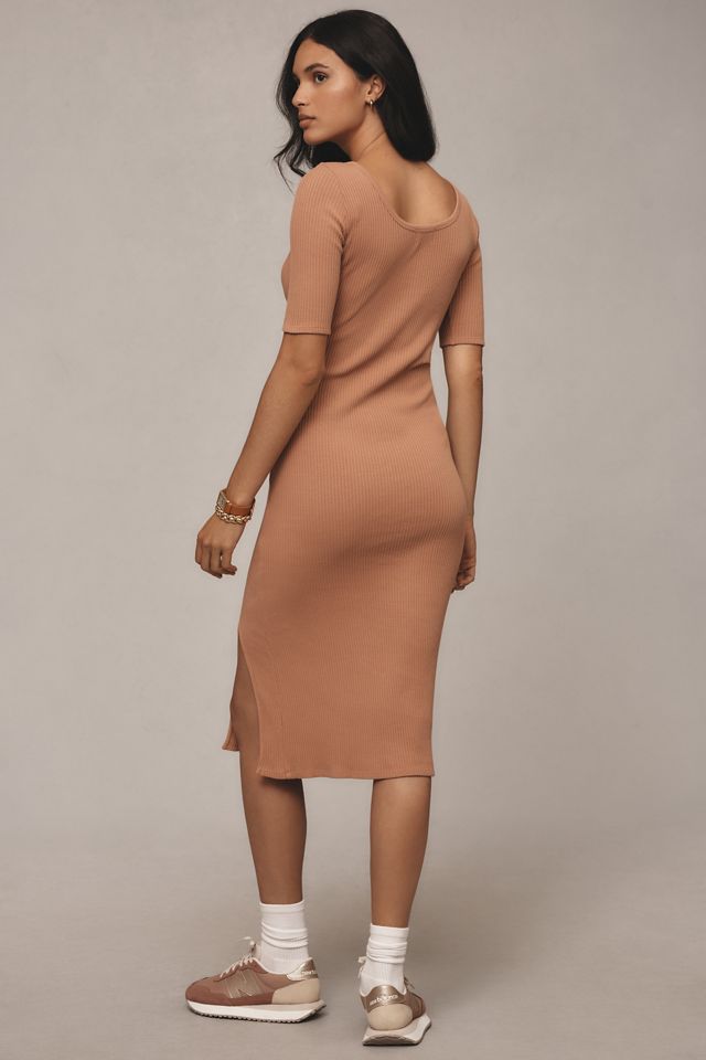 Nation Los Angeles Haidee Ribbed Midi Dress #1