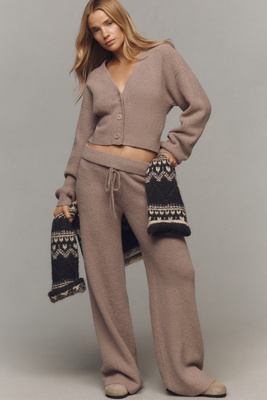 NATION LTD RACHELLE RIBBED KNIT PANTS 