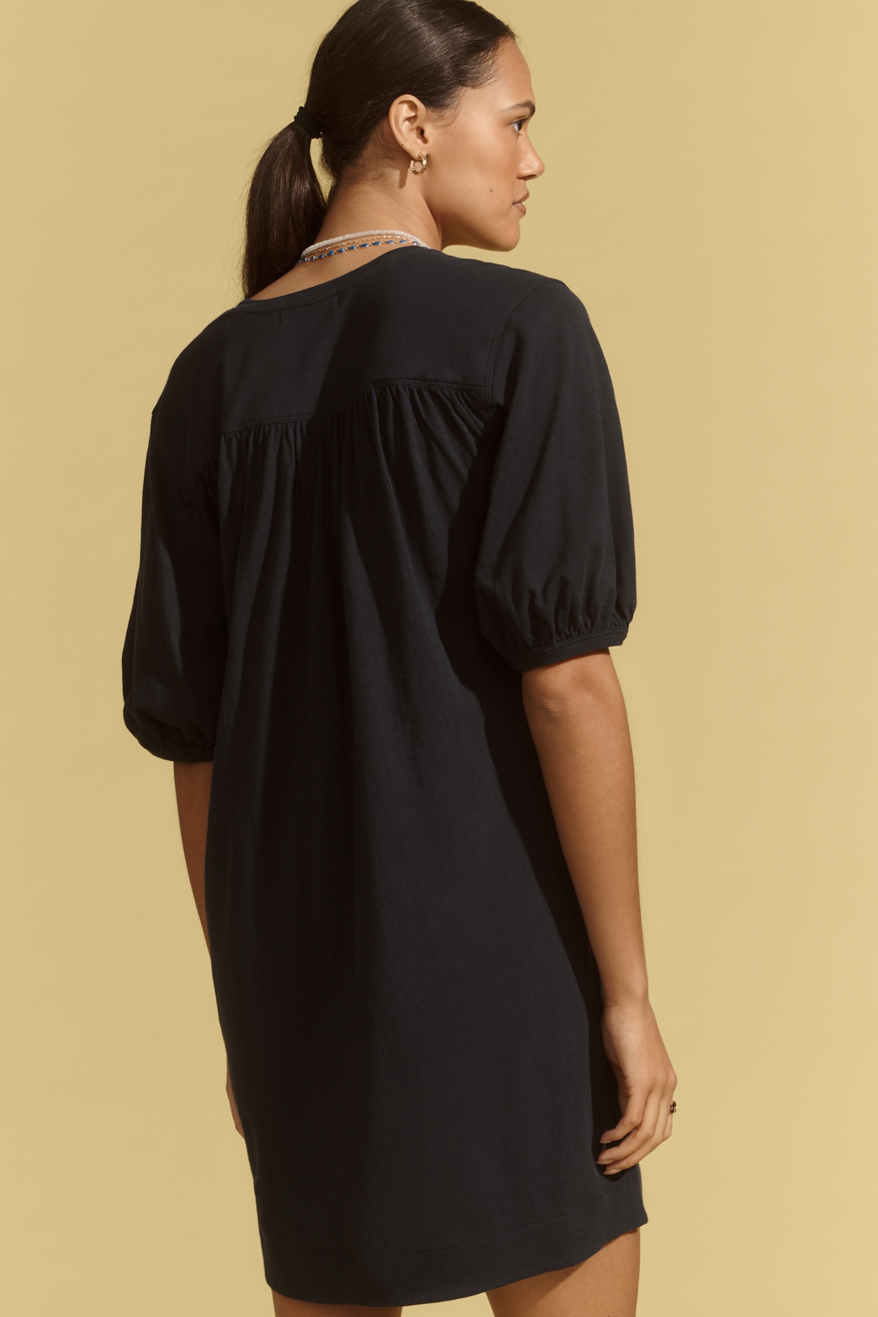 Nation Los Angeles Lea Short-Sleeve Mini Dress