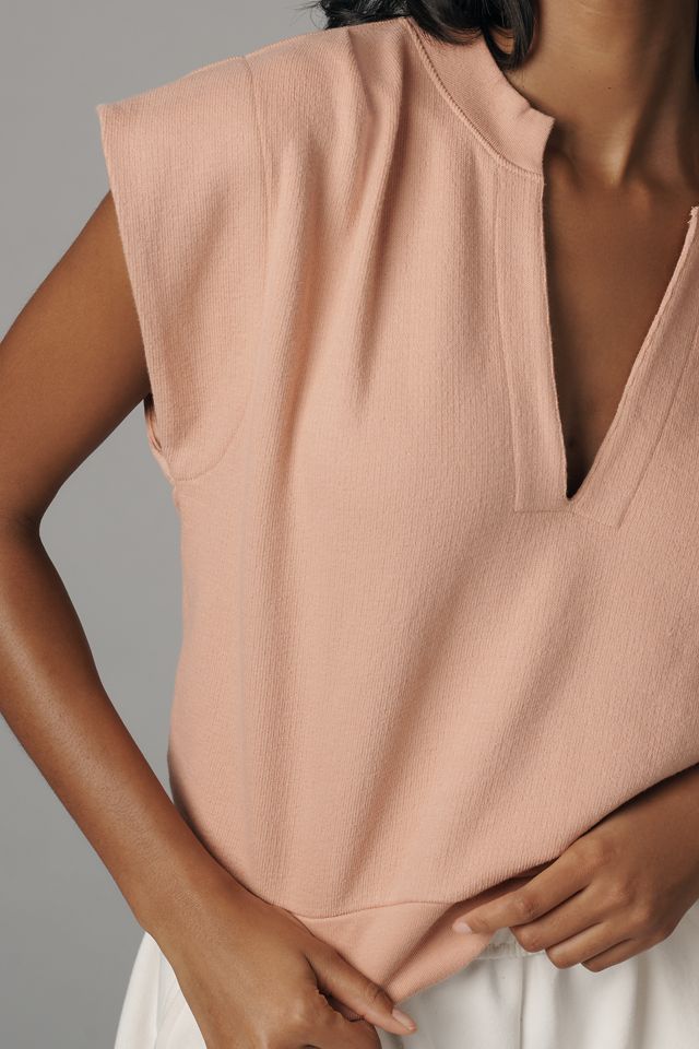 Nation Los Angeles Lenon Cap-Sleeve Crop Sweatshirt #3