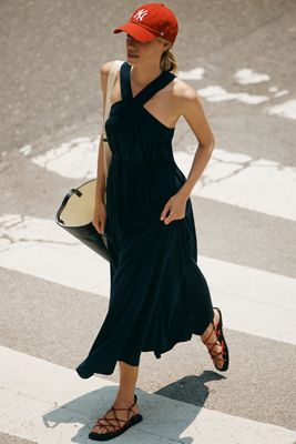 Nation Los Angeles Brielle Halter Maxi Dress