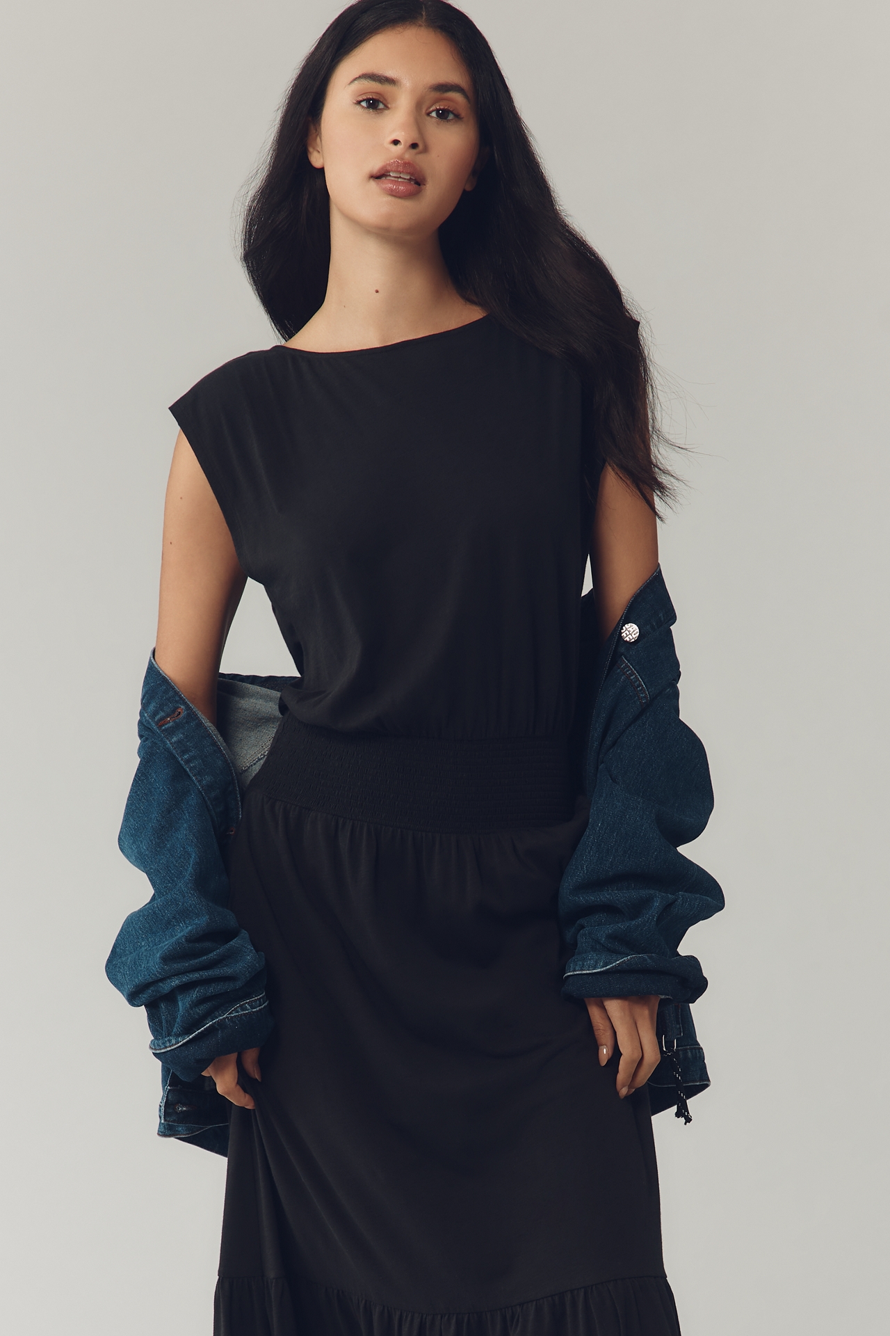 Nation Los Angeles Evonne Sleeveless Midi Dress