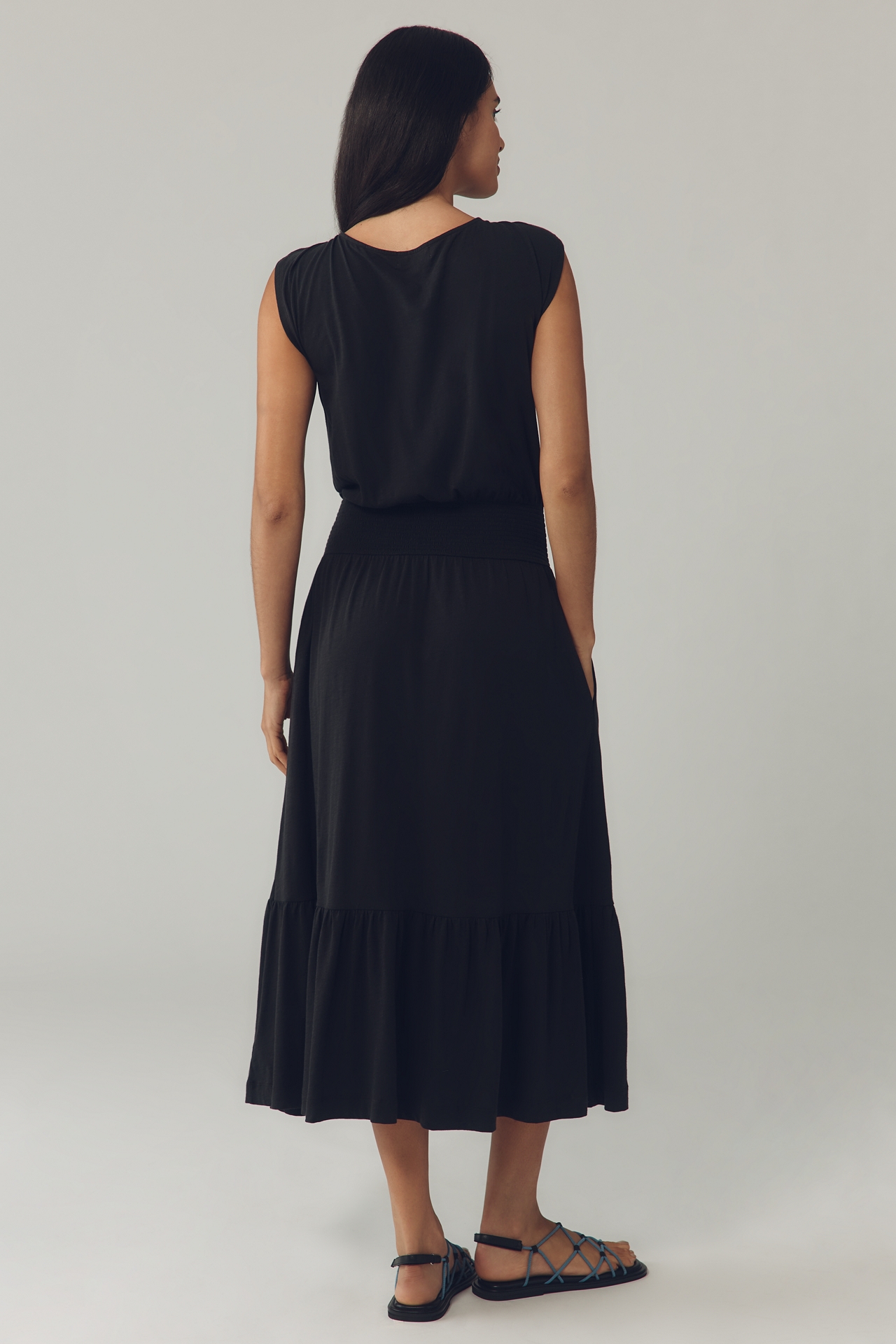 Nation Los Angeles Evonne Sleeveless Midi Dress